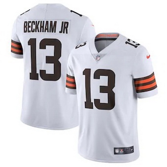 Cleveland Browns 13 Odell Beckham Jr Men Nike White 2020 Vapor Limited Jersey Cleveland Browns 13 Odell Beckham Jr Men Nike White 2020 Vapor Limited Jersey