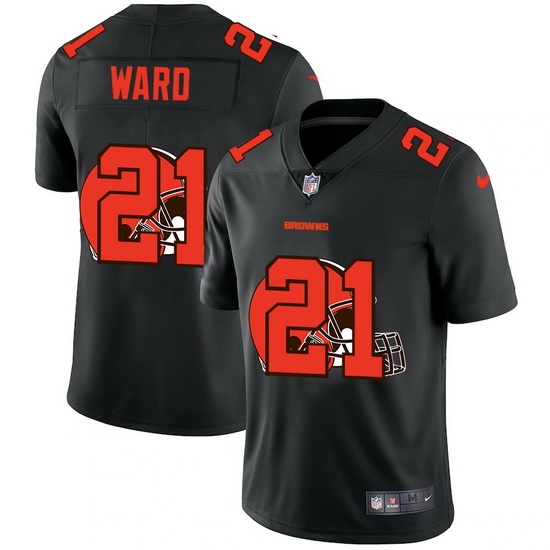 Cleveland Browns 21 Denzel Ward Men Nike Team Logo Dual Overlap Limited NFL Jersey Black Cleveland Browns 21 Denzel Ward Men Nike Team Logo Dual Overlap Limited NFL Jersey Black