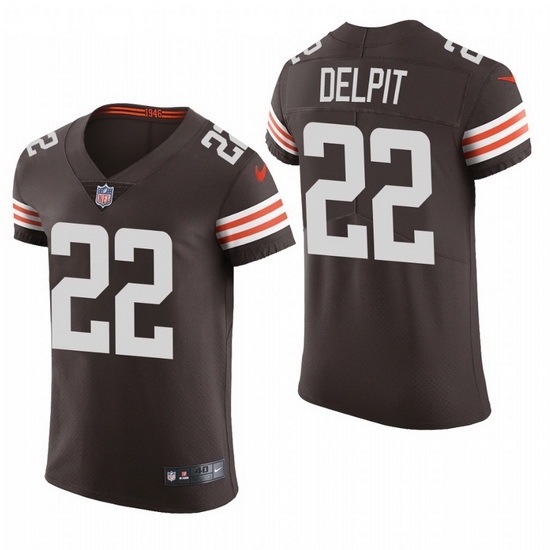 Cleveland Browns 22 Grant Delpit Nike Men Brwon Team Color Men Stitched NFL 2020 Vapor Untouchable Elite Jersey Cleveland Browns 22 Grant Delpit Nike Men Brwon Team Color Men Stitched NFL 2020 Vapor Untouchable Elite Jersey