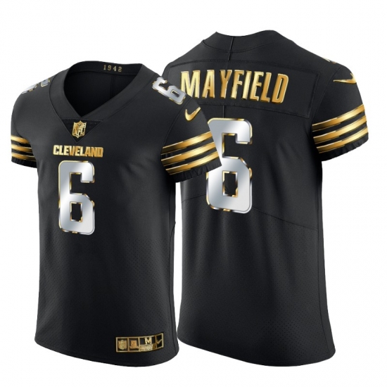 Cleveland Browns 6 Baker Mayfield Men Nike Black Edition Vapor Untouchable Elite NFL Jersey Cleveland Browns 6 Baker Mayfield Men Nike Black Edition Vapor Untouchable Elite NFL Jersey