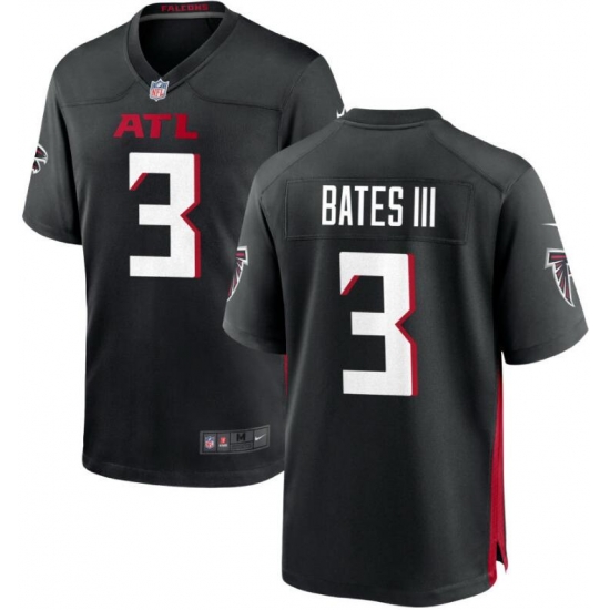 Men Atlanta Falcons #3 Jessie Bates III Black F.U.S.E. Limited Stitched NFL Jersey Men Atlanta Falcons #3 Jessie Bates III Black F.U.S.E. Limited Stitched NFL Jersey