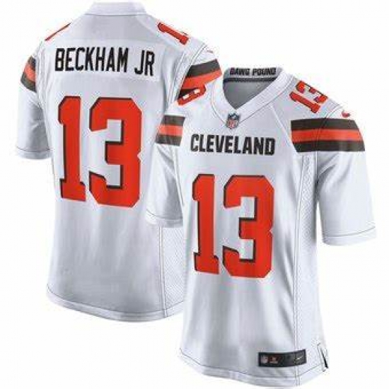 Men Browns #13 Beckham JR White Vapor Jersey 4XL 5XL Men Browns #13 Beckham JR White Vapor Jersey 4XL 5XL
