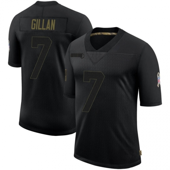 Men Cleveland Browns 7 Jamie Gillan Black Limited 2020 Salute To Service Nike Jersey Men Cleveland Browns 7 Jamie Gillan Black Limited 2020 Salute To Service Nike Jersey