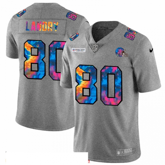 Men Cleveland Browns 80 Jarvis Landry Men Nike Multi Color 2020 NFL Crucial Catch NFL Jersey Greyheather Men Cleveland Browns 80 Jarvis Landry Men Nike Multi Color 2020 NFL Crucial Catch NFL Jersey Greyheather