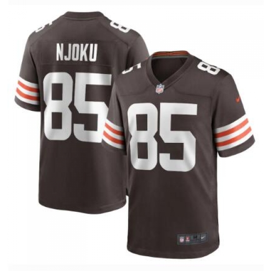 Men Cleveland Browns 85 David Njoku Nike Vapor Limited NFL Jersey White Men Cleveland Browns 85 David Njoku Nike Vapor Limited NFL Jersey White