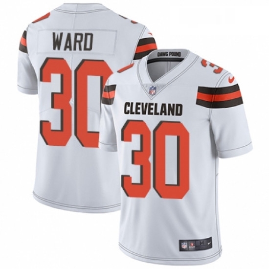 Mens Nike Cleveland Browns 30 Denzel Ward White Vapor Untouchable Limited Player NFL Jersey Mens Nike Cleveland Browns 30 Denzel Ward White Vapor Untouchable Limited Player NFL Jersey