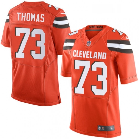 Mens Nike Cleveland Browns 73 Joe Thomas Elite Orange Alternate NFL Jersey Mens Nike Cleveland Browns 73 Joe Thomas Elite Orange Alternate NFL Jersey