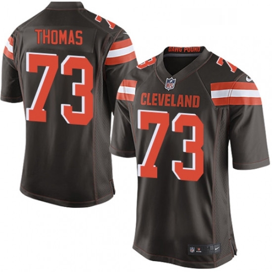 Mens Nike Cleveland Browns 73 Joe Thomas Game Brown Team Color NFL Jersey Mens Nike Cleveland Browns 73 Joe Thomas Game Brown Team Color NFL Jersey