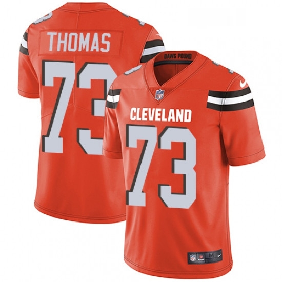Mens Nike Cleveland Browns 73 Joe Thomas Orange Alternate Vapor Untouchable Limited Player NFL Jersey Mens Nike Cleveland Browns 73 Joe Thomas Orange Alternate Vapor Untouchable Limited Player NFL Jersey