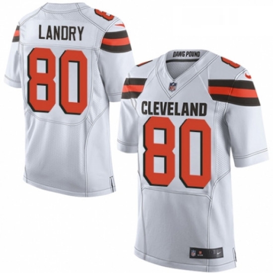 Mens Nike Cleveland Browns 80 Jarvis Landry Elite White NFL Jersey Mens Nike Cleveland Browns 80 Jarvis Landry Elite White NFL Jersey