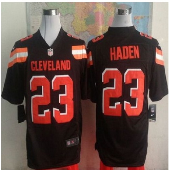 New Cleveland Browns #23 Joe Haden Brown Team Color Men Stitched NFL Game Jersey New Cleveland Browns #23 Joe Haden Brown Team Color Men Stitched NFL Game Jersey