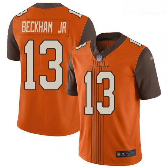 Nike Browns 13 Odell Beckham Jr Orange Alternate Men Stitched Football Limited City Edtion Jersey Nike Browns 13 Odell Beckham Jr Orange Alternate Men Stitched Football Limited City Edtion Jersey