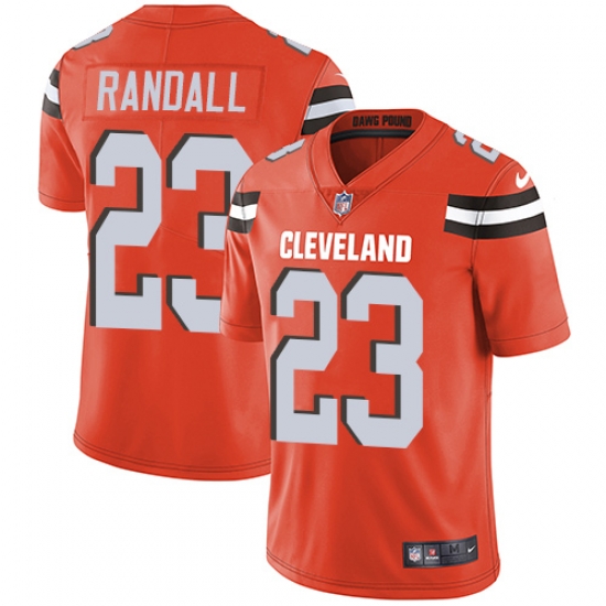 Nike Browns #23 Damarious Randall Orange Alternate Mens Stitched NFL Vapor Untouchable Limited Jersey Nike Browns #23 Damarious Randall Orange Alternate Mens Stitched NFL Vapor Untouchable Limited Jersey