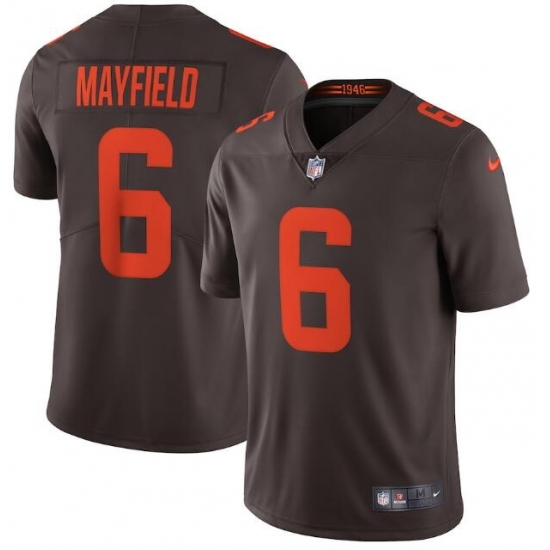 Nike Browns 6 Baker Mayfield Brown Alternate 2020 New Vapor Untouchable Limited Jersey Nike Browns 6 Baker Mayfield Brown Alternate 2020 New Vapor Untouchable Limited Jersey