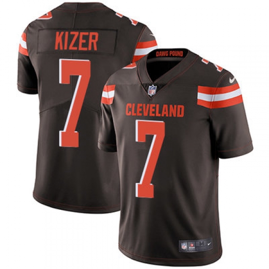 Nike Browns #7 DeShone Kizer Brown Team Color Mens Stitched NFL Vapor Untouchable Limited Jersey Nike Browns #7 DeShone Kizer Brown Team Color Mens Stitched NFL Vapor Untouchable Limited Jersey