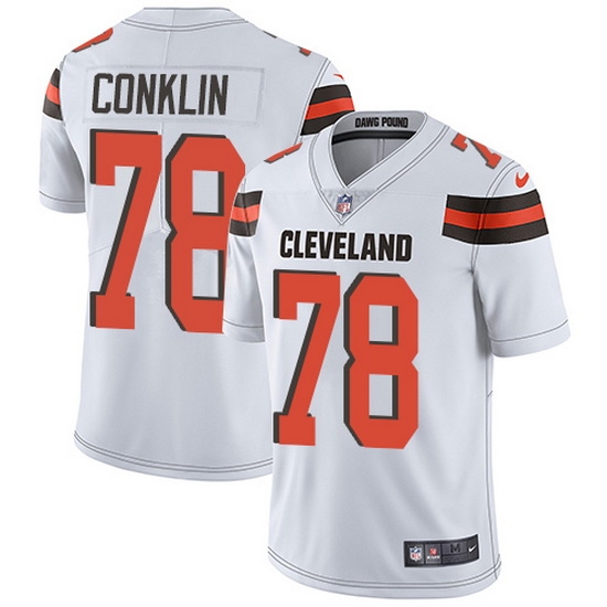 Nike Browns 78 Jack Conklin White Men Stitched NFL Vapor Untouchable Limited Jersey Nike Browns 78 Jack Conklin White Men Stitched NFL Vapor Untouchable Limited Jersey