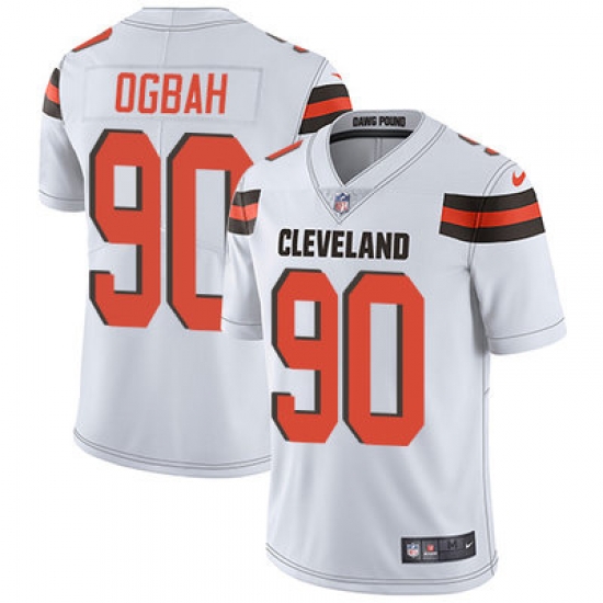 Nike Browns #90 Emmanuel Ogbah White Mens Stitched NFL Vapor Untouchable Limited Jersey Nike Browns #90 Emmanuel Ogbah White Mens Stitched NFL Vapor Untouchable Limited Jersey