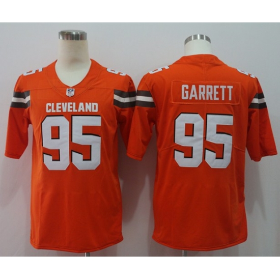 Nike Browns 95 Myles Garrett Orange Vapor Untouchable Player Limited Jersey Nike Browns 95 Myles Garrett Orange Vapor Untouchable Player Limited Jersey