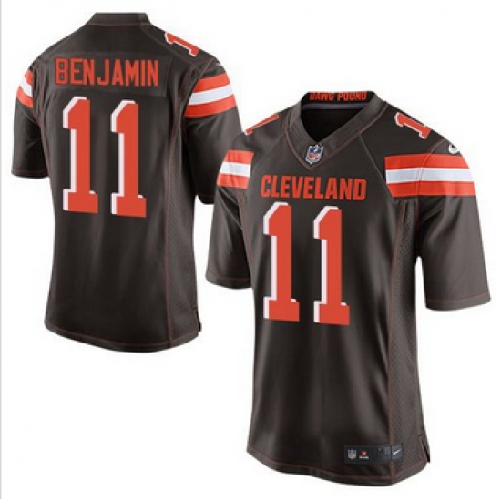 Nike Cleveland Browns #11 Travis Benjamin Brown Team Color Mens Stitched NFL New Elite Jersey Nike Cleveland Browns #11 Travis Benjamin Brown Team Color Mens Stitched NFL New Elite Jersey