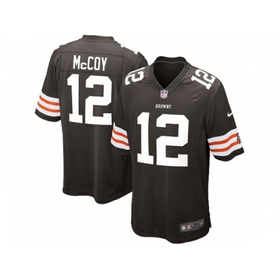 Nike Cleveland Browns 12 Colt McCoy brown Game NFL Jersey Nike Cleveland Browns 12 Colt McCoy brown Game NFL Jersey