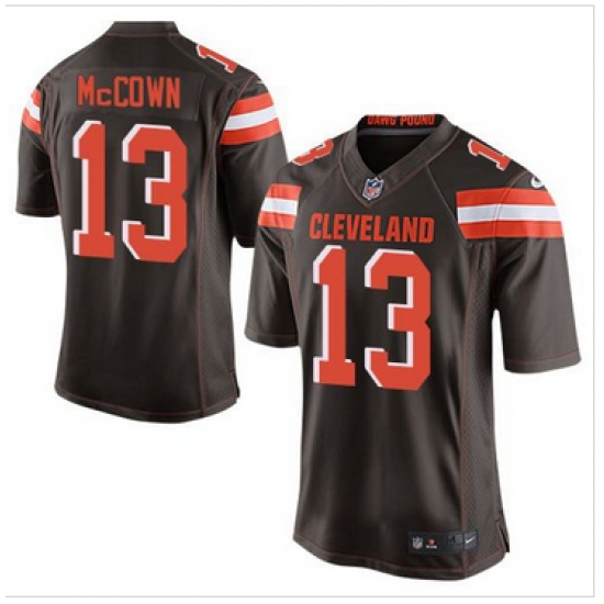 Nike Cleveland Browns #13 Josh McCown Brown Team Color Mens Stitched NFL New Elite Jersey Nike Cleveland Browns #13 Josh McCown Brown Team Color Mens Stitched NFL New Elite Jersey