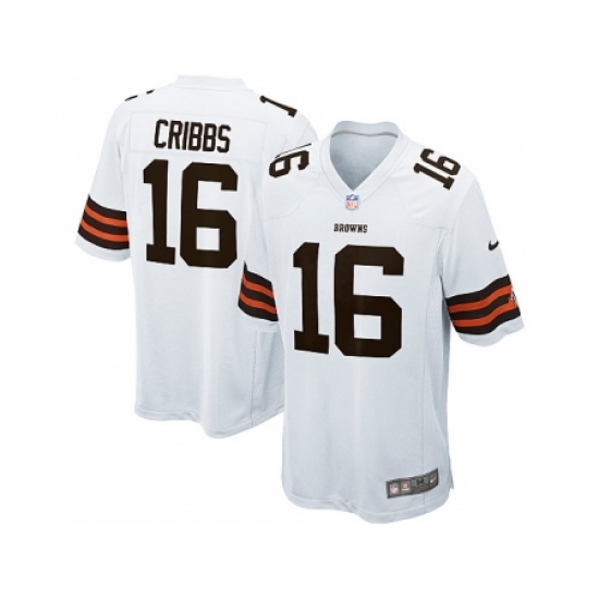 Nike Cleveland Browns 16 Joshua Cribbs White Game NFL Jersey Nike Cleveland Browns 16 Joshua Cribbs White Game NFL Jersey