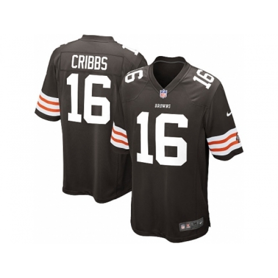 Nike Cleveland Browns 16 Joshua Cribbs brown Game NFL Jersey Nike Cleveland Browns 16 Joshua Cribbs brown Game NFL Jersey