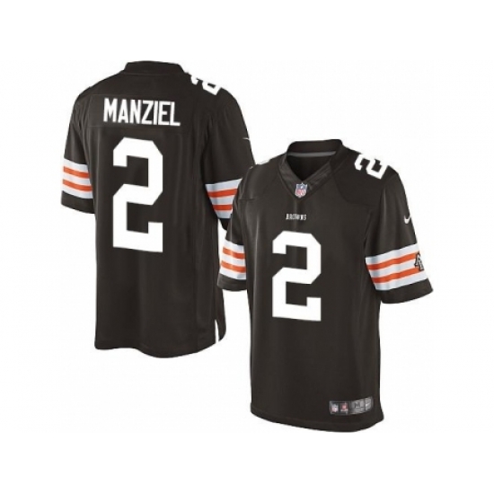 Nike Cleveland Browns 2 Johnny Manziel Brown Limited NFL Jersey Nike Cleveland Browns 2 Johnny Manziel Brown Limited NFL Jersey