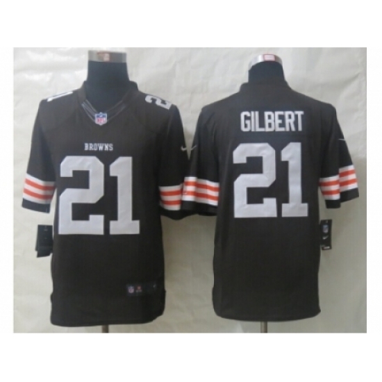 Nike Cleveland Browns 21 Justin Gilbert Brown Limited NFL Jersey Nike Cleveland Browns 21 Justin Gilbert Brown Limited NFL Jersey
