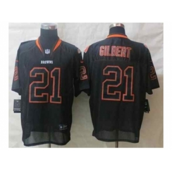 Nike Cleveland Browns 21 Justin Gilbert black Elite lights out NFL Jersey Nike Cleveland Browns 21 Justin Gilbert black Elite lights out NFL Jersey