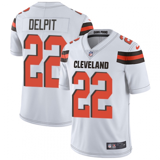 Nike Cleveland Browns 22 Grant Delpit White Men Stitched NFL Vapor Untouchable Limited Jersey Nike Cleveland Browns 22 Grant Delpit White Men Stitched NFL Vapor Untouchable Limited Jersey