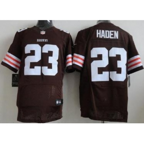 Nike Cleveland Browns 23 Joe Haden Brown Elite NFL Jersey Nike Cleveland Browns 23 Joe Haden Brown Elite NFL Jersey