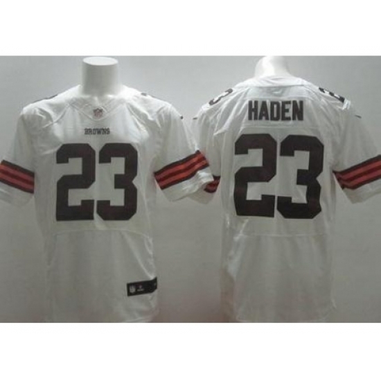 Nike Cleveland Browns 23 Joe Haden White Elite NFL Jersey Nike Cleveland Browns 23 Joe Haden White Elite NFL Jersey