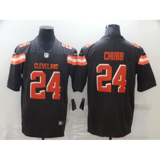 Nike Cleveland Browns 24 Nick Chubb Brown Vapor Untouchable Limited Jersey Nike Cleveland Browns 24 Nick Chubb Brown Vapor Untouchable Limited Jersey