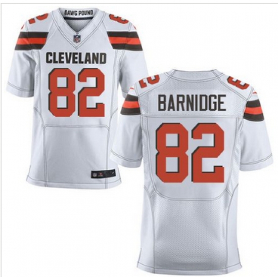 Nike Cleveland Browns #82 Gary Barnidge White Mens Stitched NFL New Elite Jersey Nike Cleveland Browns #82 Gary Barnidge White Mens Stitched NFL New Elite Jersey