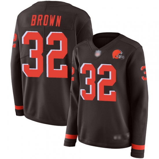 Nike Men Browns 32 Jim Brown Limited Brown Long Jersey Nike Men Browns 32 Jim Brown Limited Brown Long Jersey