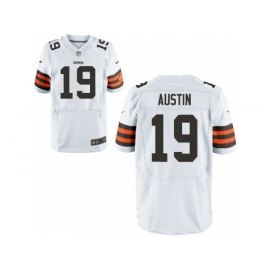 Nike cleveland browns 19 Miles Austin White Elite NFL Jersey Nike cleveland browns 19 Miles Austin White Elite NFL Jersey