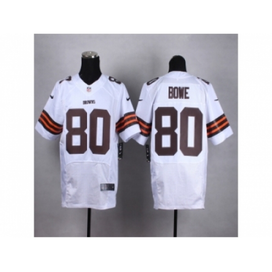 Nike cleveland browns 80 Dwayne Bowe white Elite NFL Jersey Nike cleveland browns 80 Dwayne Bowe white Elite NFL Jersey