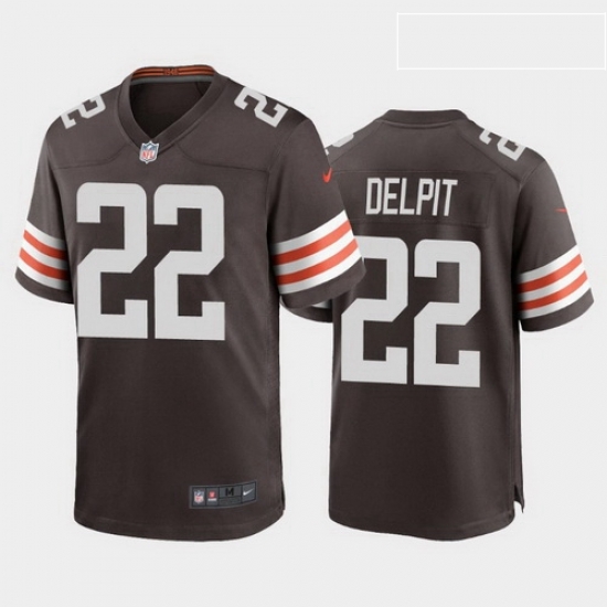 men grant delpit cleveland browns brown game jersey men grant delpit cleveland browns brown game jersey
