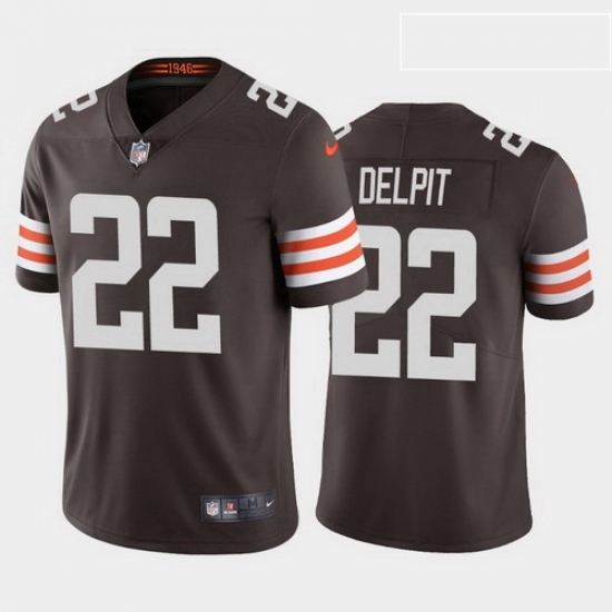 men grant delpit cleveland browns brown vapor limited jersey men grant delpit cleveland browns brown vapor limited jersey