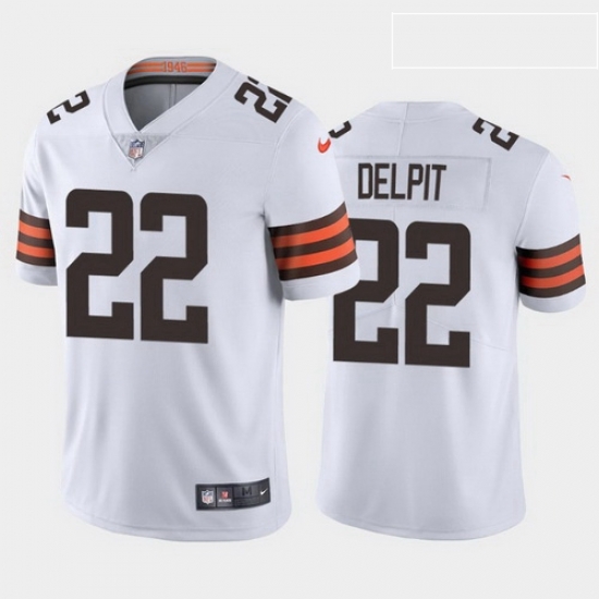 men grant delpit cleveland browns white vapor limited jersey men grant delpit cleveland browns white vapor limited jersey