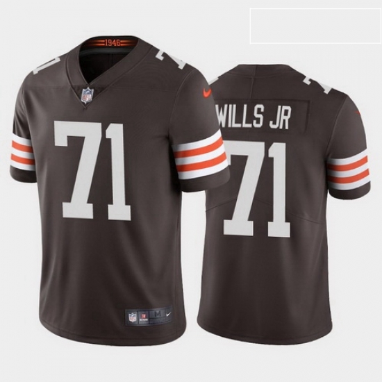 men jedrick wills cleveland browns brown vapor limited jersey 2020 men jedrick wills cleveland browns brown vapor limited jersey 2020