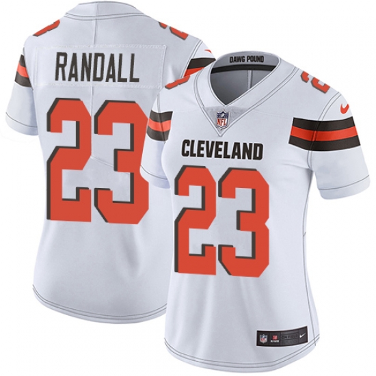 Nike Browns #23 Damarious Randall White Womens Stitched NFL Vapor Untouchable Limited Jersey Nike Browns #23 Damarious Randall White Womens Stitched NFL Vapor Untouchable Limited Jersey