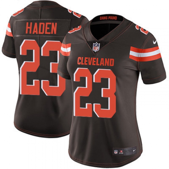 Nike Browns #23 Joe Haden Brown Team Color Womens Stitched NFL Vapor Untouchable Limited Jersey Nike Browns #23 Joe Haden Brown Team Color Womens Stitched NFL Vapor Untouchable Limited Jersey