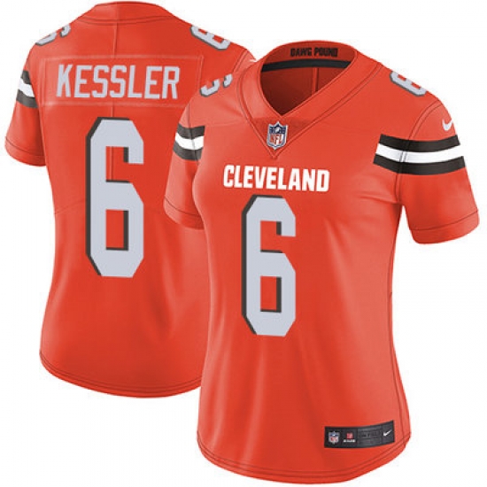 Nike Browns #6 Cody Kessler Orange Alternate Womens Stitched NFL Vapor Untouchable Limited Jersey Nike Browns #6 Cody Kessler Orange Alternate Womens Stitched NFL Vapor Untouchable Limited Jersey