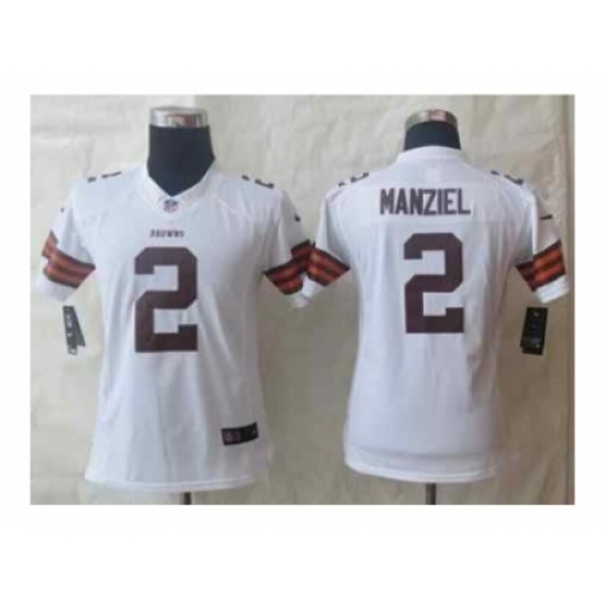 Nike Women Jerseys Cleveland Browns #2 Manziel white Nike Women Jerseys Cleveland Browns #2 Manziel white