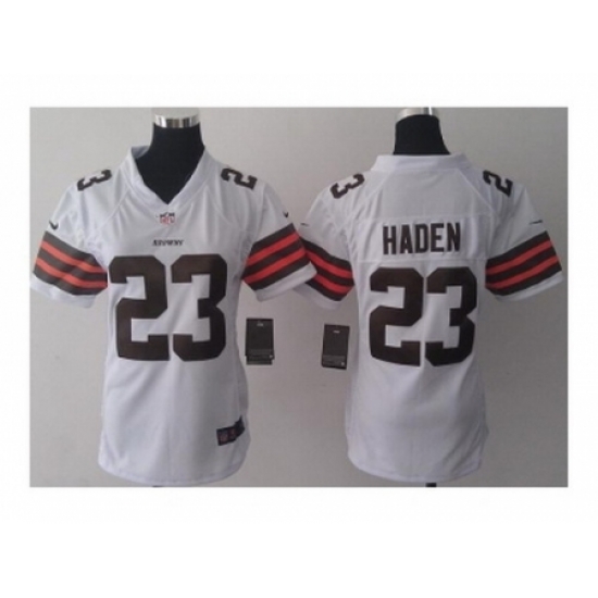 Nike Women Jerseys Cleveland Browns #23 Joe Haden white Nike Women Jerseys Cleveland Browns #23 Joe Haden white