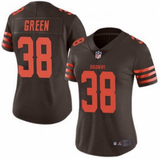 Women Cleveland Browns 38 A.J. Green Brown Rush Limited Limited Jersey Women Cleveland Browns 38 A.J. Green Brown Rush Limited Limited Jersey