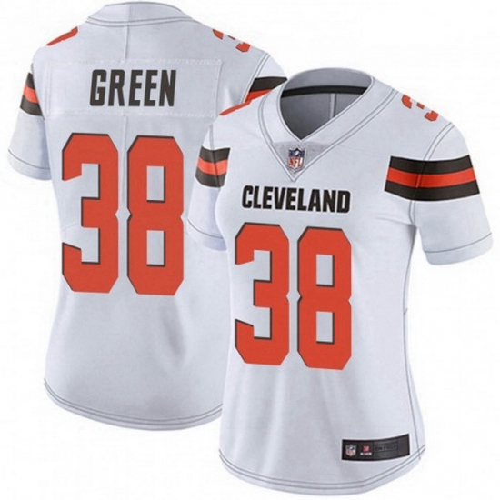 Women Cleveland Browns 38 A.J. Green White Vapor Limited Jersey Women Cleveland Browns 38 A.J. Green White Vapor Limited Jersey