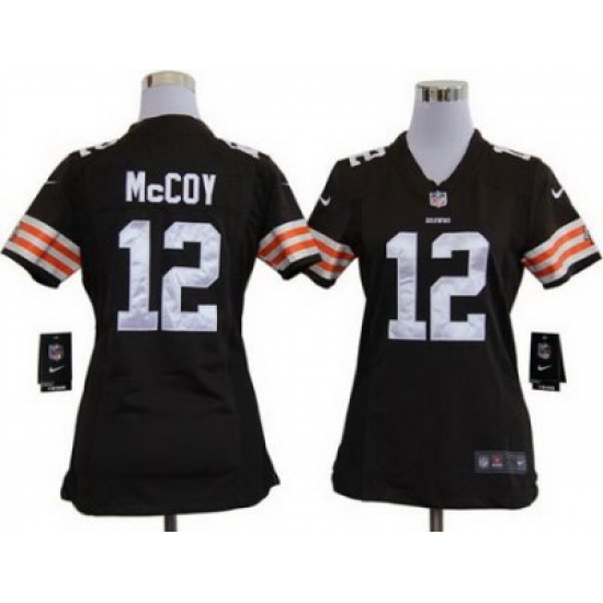 Women Nike Cleveland Browns 12 Colt Mccoy Brown Nike NFL Jerseys Women Nike Cleveland Browns 12 Colt Mccoy Brown Nike NFL Jerseys